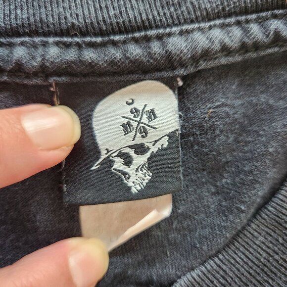 Vintage Metal Mulisha Men's Large Short Sleeve T, Black With Skull Graphic - Picture 6 of 7